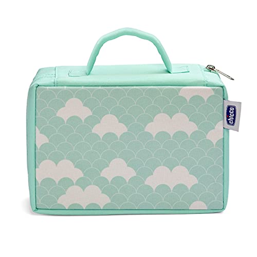 Miniatura 2 de Chicco Set De Viaje 6 En 1, Neceser De Higiene Recién Nacidos, Productos Para Higiene Niños, Peine, Cepillo,Tijeras, Cortauñas Y Lima Para Uñas, Y Esponja De Baño, Accesorios Bebés 0 Meses, Verde