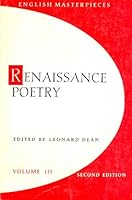 Renaissance Poetry Volume III B000J65BS6 Book Cover