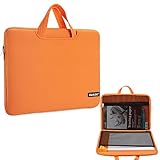 IMAGE A4 Protective Case with Pockets, Carrying Bag for Travel, Storage Cover, Compatible with A4 Tracing LED Light Pad, Coloring Board & Laptop, Notebook, Most Tracing Light Tables - Orange