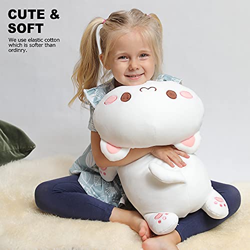 Onsoyours Cute Kitten Plush Toy Stuffed Animal Pet Kitty Soft Anime Cat Plush Pillow For Kids (White A, 20") #TOP3