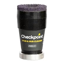 Checkpoint 2-in-1 Stud and Hub Cleaning Tool for Cars, SUVs & Trucks One-Piece Design, Removes Rust & Corrosion, Long-Lasting Abrasive Pad Car Model