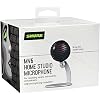 Shure MV5 Digital Condenser Microphone with USB and Lightning Cables - Black with Red Foam