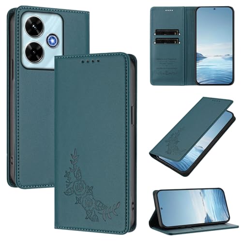 �X�}�z�P�[�X �Ή��@�� for Xiaomi Poco M6 Plus/Poco M6 4G,�Ή��@�� for Redmi 13 / 13X / Note 13R 5G �yRFID�u���b�N�z�y�J�[�h�z���_�[�t�����z �}�O�l�b�g�J�� �X�^���h�@�\�t���z�X�}
