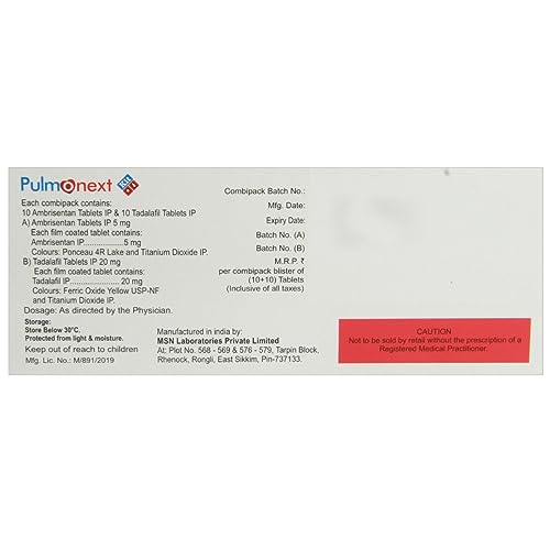 Image of Pulmonext Kit - Strip of 20 Tablets