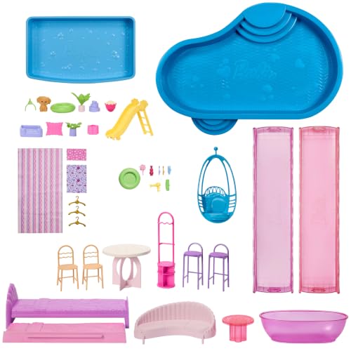 Barbie Barbie La Maison de Rêve de Barbie avec plus de 65 éléments - vue 5