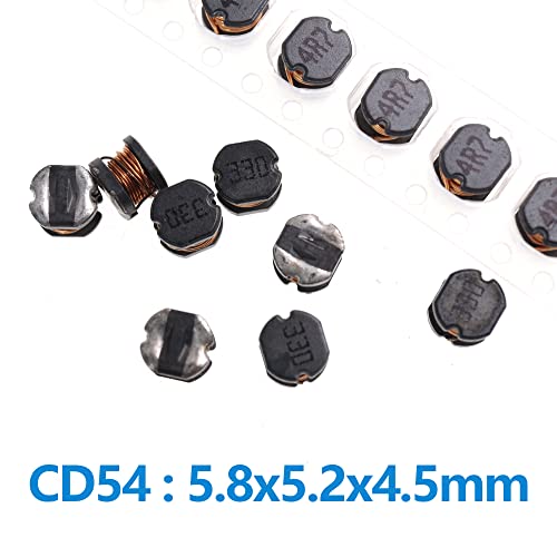 image for MiZOELEC 130Pcs 13 Values CD54 SMD Power Inductor Assortment Kit 5.8mm