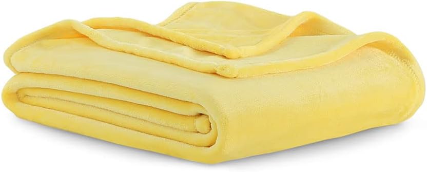 Berkshire Blanket VelvetLoft Throw | Velvety Plush Soft Solid Throw | Sundress | 60" x 70"