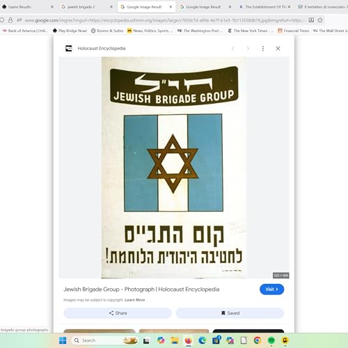 『The Jewish Brigade on the Gothic Line: the first Jewish army since Roman times』のカバーアート