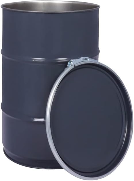 BenBow Secchio di latta da 10 L con coperchio e anello di bloccaggio - eretico, opaco, vuoto