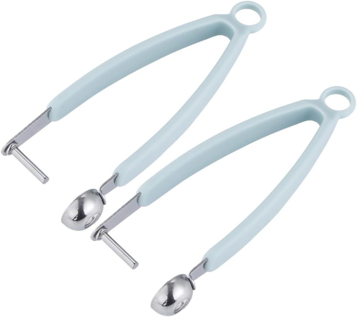 2pcs Stainless Steel Cherry Pitter with Pp Grip for Fast Core Removal