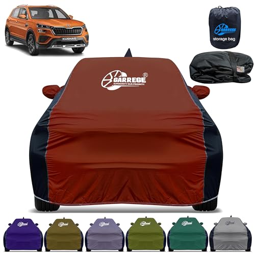 Image of Car Cover for Skoda Kushaq All-Weather & Scratch Protection with Mirror & Antenna Pockets | Washable Fabric | Custom Fit | Premium Multicolor | We Send Any One Color from Showing Image