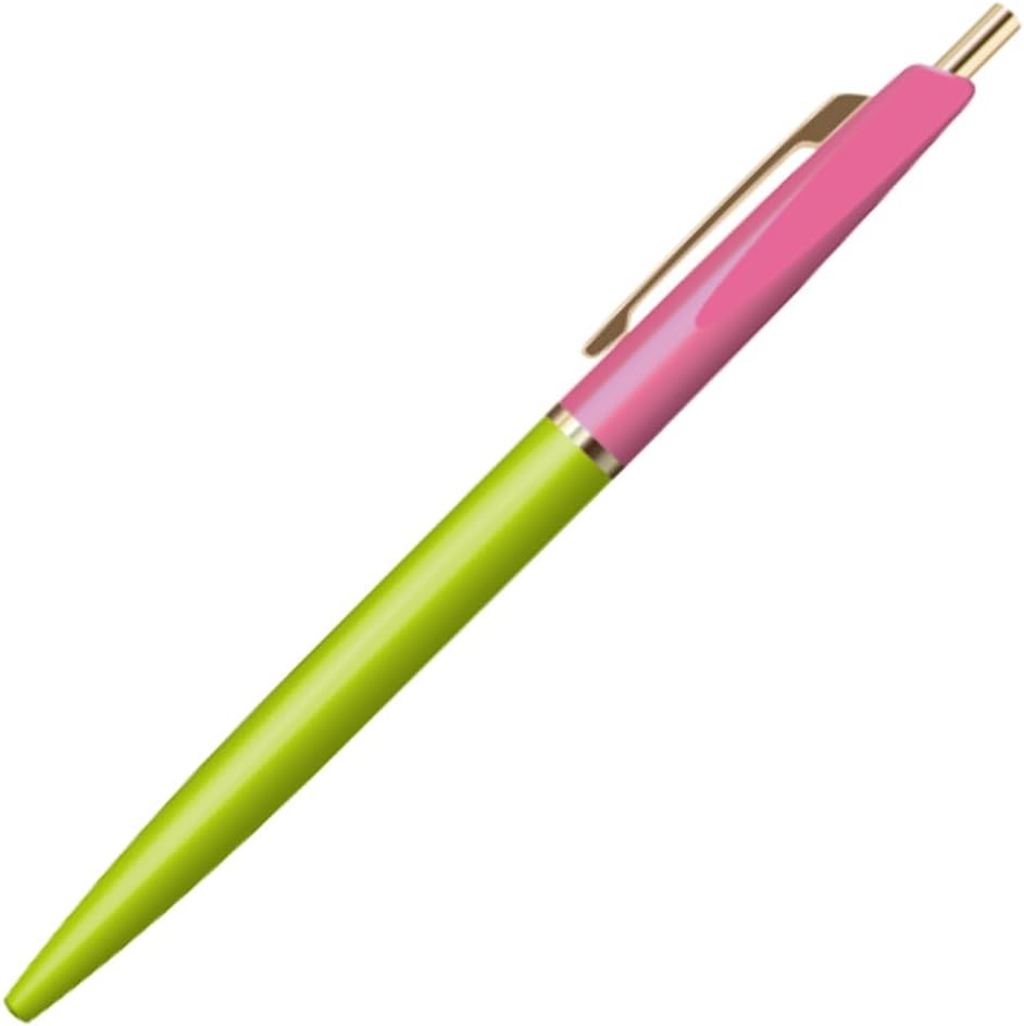 アンテリック(Anterique) Antelic BP1CPXLG Permanent Ballpoint Pen, 0.5mm, Cherry Pink x Lime Green