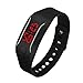 Produktbild Einfach Unisex Gummi LED Uhr Datum Sport Armband Digital Armbanduhr Spriteman Herren Damen Gummi LED Uhr Datum Sport Armband Digitale Armbanduhr (Schwarz#)