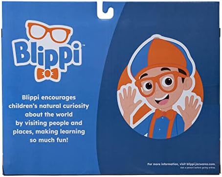 Blippi BLZ0075 8 Pack, Includes 1 Unique 7 2-inch Bright Coloured Mini Mobiles, Multicolor