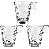 ☕ Este juego de 6 tazas con asa es perfecto para los amantes del espresso y otras pequeñas bebidas con café.