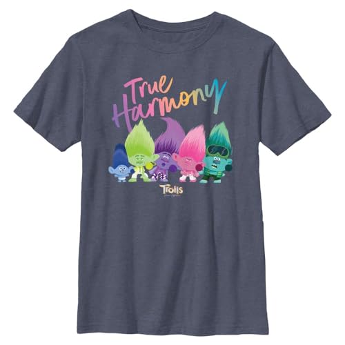 DREAMWORKS TROLLS Trolls True Harmony Boys Short Sleeve Tee Shirt