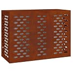 vidaXL – vidaXL Klimaanlagenabdeckung Rostoptik 110 x 50 x 80 cm