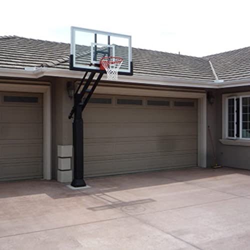 Proslam Black Basketball Pole Pad All-Weather Durable UV-Resistant Waterproof Square Basketball Pole Padding for Player Protection and Safety(6FT,5x5)
