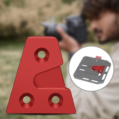 Image of Metal V Mount Battery Plate High Strength Alloy for DSLR Video Camera Secure Connection in Various Photography Equipment