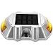 Happybuy Driveway Lights, Solar Driveway Lights, 6 LEDs Waterproof Wireless Dock Lights, 4-Pack
