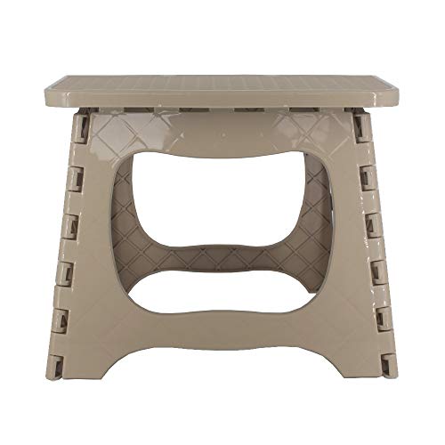 Banqueta Dobrável Plástico- Marrom