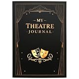 ASVP Shop My Theatre Journal: Musical Theatre Log Book to Record 86 Shows - Broadway Memory Journal for Theatre Lovers - Track Cast, Songs, Scenes, Ratings & Ticket Memories