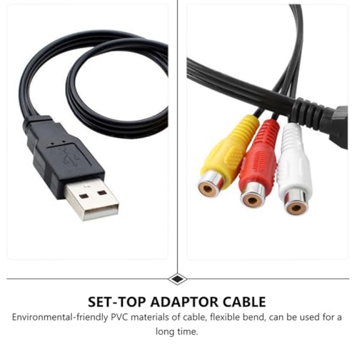 Cable USB a 3 RCA de cobre estañado de alta durabilidad 6