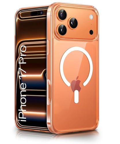 Image of WOW IMAGINE Ultra-Hybrid Back Case Cover for iPhone 17 Pro | Compatible with MagSafe | Drop and Camera Protection | Shock Proof Crystal Clear Mobile Back Case (PC+TPU, Transparent)