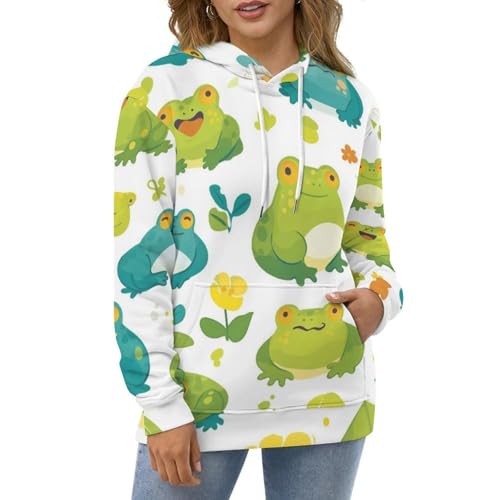 Pullover grenouille bleu vert pour rester au chaud avec style - 2