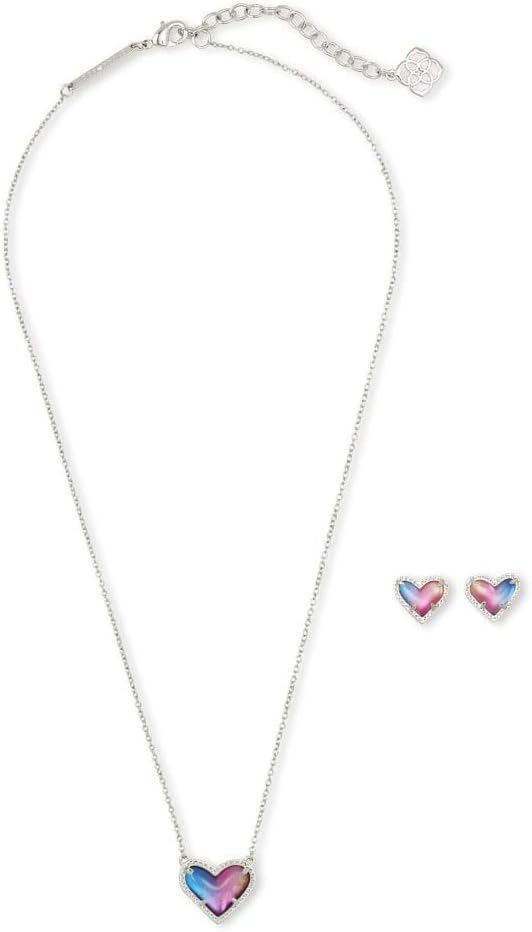 Kendra Scott Ari Heart Necklace & Earrings Gift Set