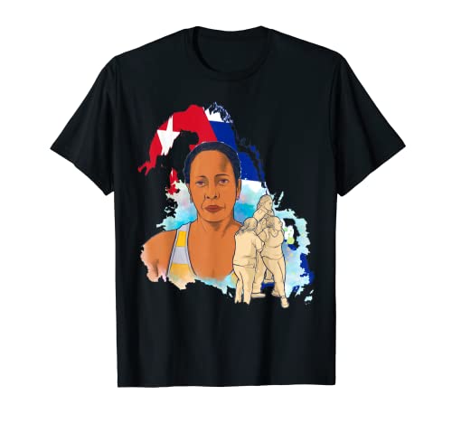 Patria y Vida, Viva Libre Cuba. Camiseta de la bandera del latido del corazón cubano Camiseta