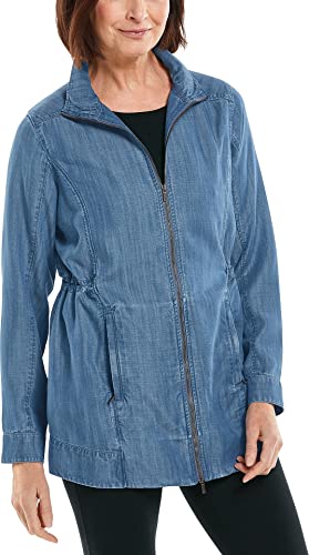 Coolibar Women's UPF 50+ Chambray Daylee Jacket #TOP28