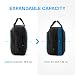 bagsmart 17.3 Inch Laptop Bag, Expandable Computer Birefcase Bag Men Women, Laptop Shoulder Bag, Work Bag Business Travel Office,Black