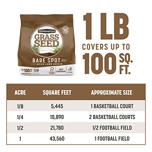 Pennington 100536813 Bare Spot Repair Penkoted Grass Seed Mixture Central 1 Lb thumb #8