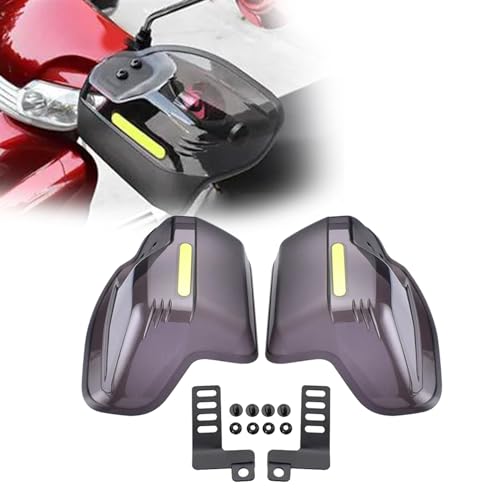 Pare-brise protecteur garde-main de haute résistance compatible avec Yamaha VMAX 1700 1200