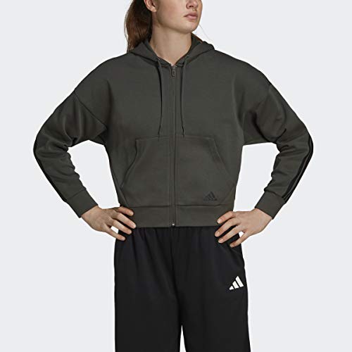 adidas Women's 3-stripes Full Zip Hoodie