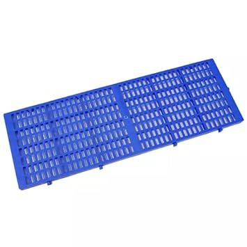 Dog Trust Plastic Mat Dog Cage Flooring, Goat Flooring Size: 1X3 Feet 'Good for Dog Goat Rabbit & Guinea Pigs' (2 Pcs Set): NO Wooden Box.ONLY Flooring. Bue Color