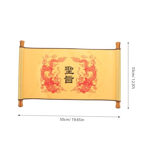 Déguisement d'empereur chinois avec 4 accessoires de scène Cabilock pour le théâtre
