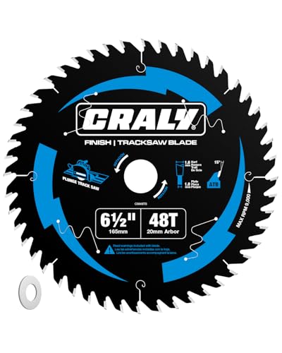 CRALY 6-1/2 Inch 48 Teeth Track Saw Blade