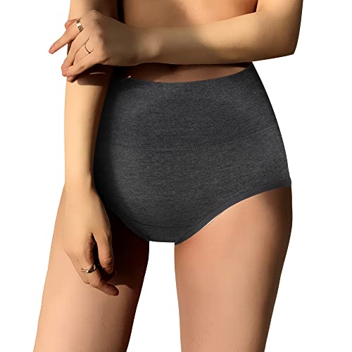 Malamute Women's Bamboo Viscose Fiber Stretchy Soft Breathable High Waist Panties Plus Size Multi Color #TOP4