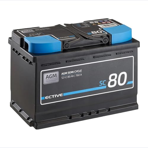 AGM-Batterie ECTIVE SC80-12V 80Ah – Wartungsfrei und Vielseitig einsetzbar