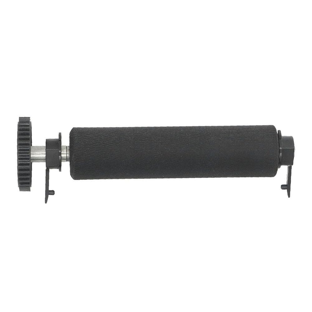QOXEZY 105910-150 Transfer-Kit Plattenwalze mit Zahnrad für Zebra TLP-2824 und TLP2824 Plus Thermodrucker, Gummi-Druckwalze für zuverlässigen Etikettendruck