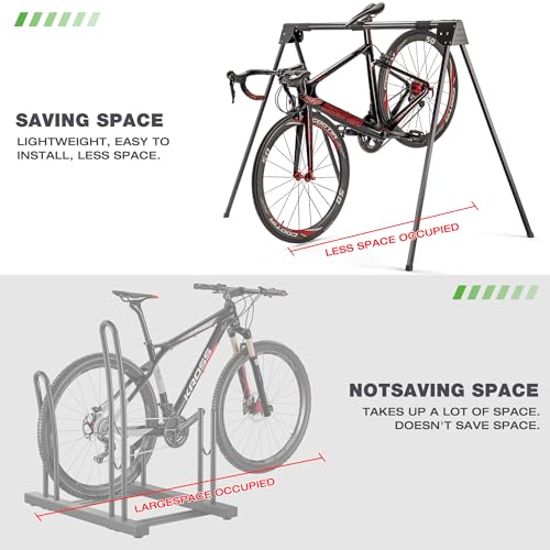 CXWXC 3 Bikes Stand Rack – Portable Bike Storage Parking