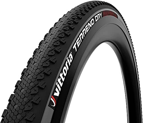 Vittoria Terreno Dry Bike Tires for Gravel and Dry Terrain Conditions - Cyclocross Terreno Dry G2.0 Tubeless TNT Tire (700x31c)