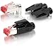 Produktbild TM 21 Hirose Stecker Cat. 6, schwarz