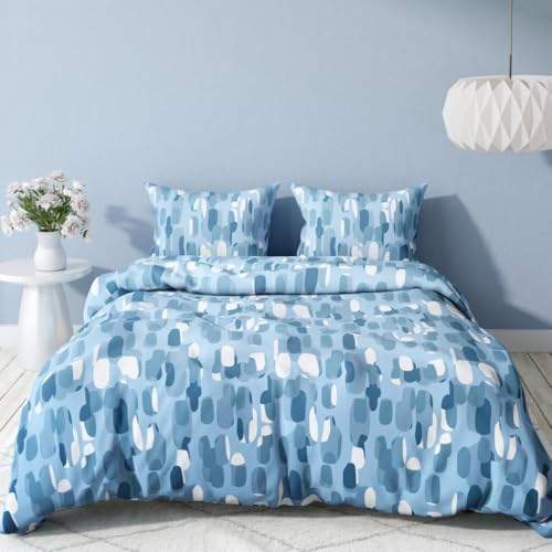 Image of Wakefit Cotton Fitted Bedsheet | 200 TC Elastic Fitted Sheet, Single Bed Bedsheet Checkered With 1 Pillow Cover | Splasho - 72X36 Inches