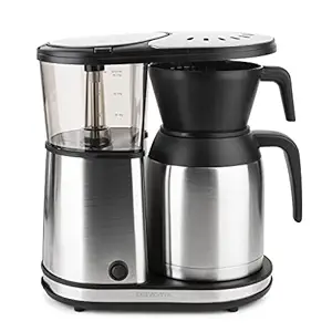 Bonavita BV1900TS 8 Cup Coffee Maker With Shatterproof Steel Lined Thermal Carafe & Bodum Bistro 2-Piece 