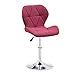 ACD Tabouret de Bar Bürohocker Fitness Stuhl, Modern Barhocker Drehhocker Bürostuhl Drehstuhl Höhenverstellbar, Geeignet Für Den Im Büro Oder Im Home Office (Color : Red, Size : Small)