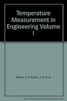 TEMPERATURE MEASUREMENT IN ENGINEERING Volume 1 B003BUWQF8 Book Cover