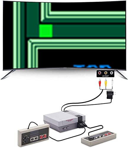 Classic Mini Retro Game Console, Retro Gaming Console Built-in 620 Classic Games with 2 Classic Controller, Bring You Back to Childhood Memories